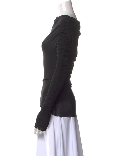 BEARE PARK Bateau Neckline Long Sleeve Top