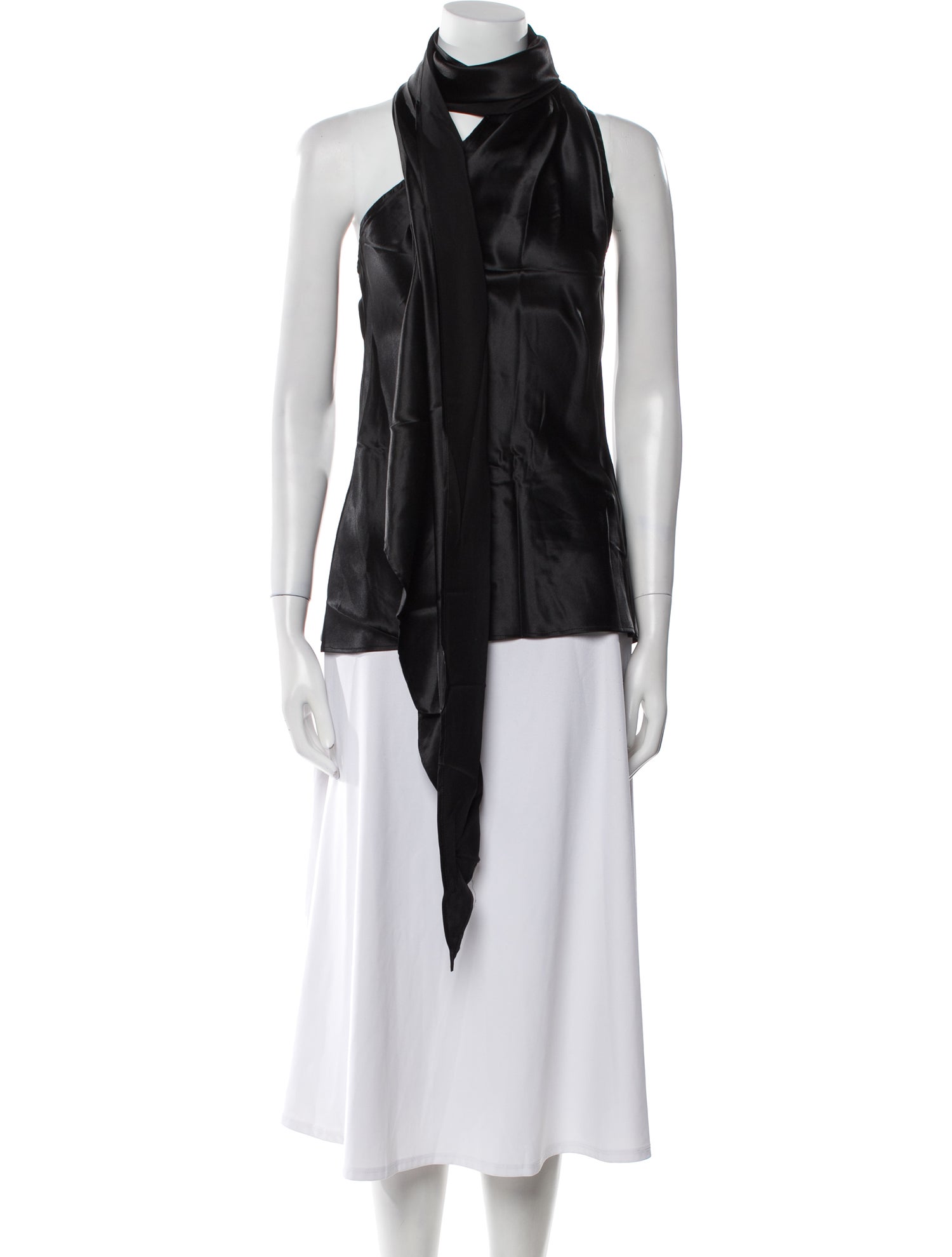 BEARE PARK Silk Mock Neck Tunic