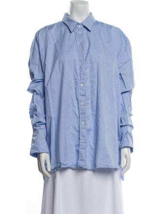 BEARE PARK Long Sleeve Button-Up Top