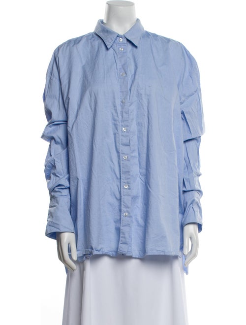 BEARE PARK Long Sleeve Button-Up Top