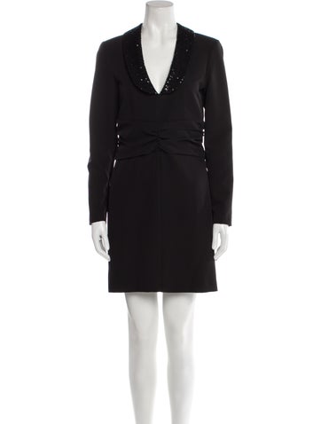 Be Blumarine Dresses V-Neck Mini Dress S