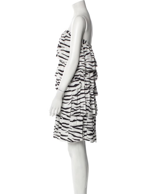 Be Blumarine Animal Print Midi Length Skirt