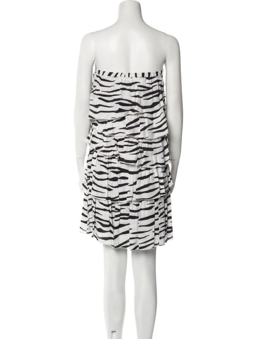 Be Blumarine Animal Print Midi Length Skirt