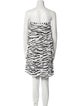 Be Blumarine Animal Print Midi Length Skirt