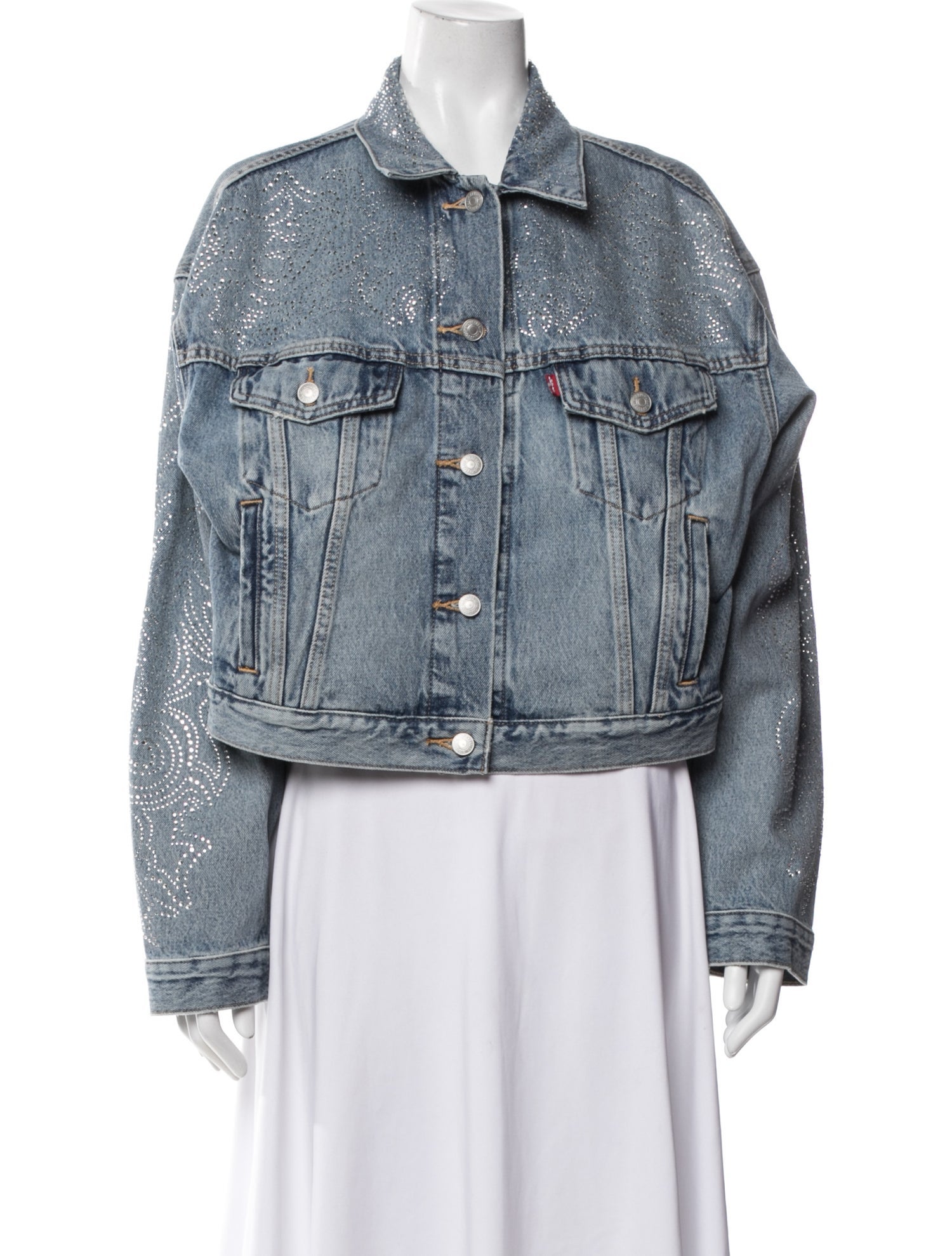 Beyonce x Levi's Graphic Print Denim Jacket