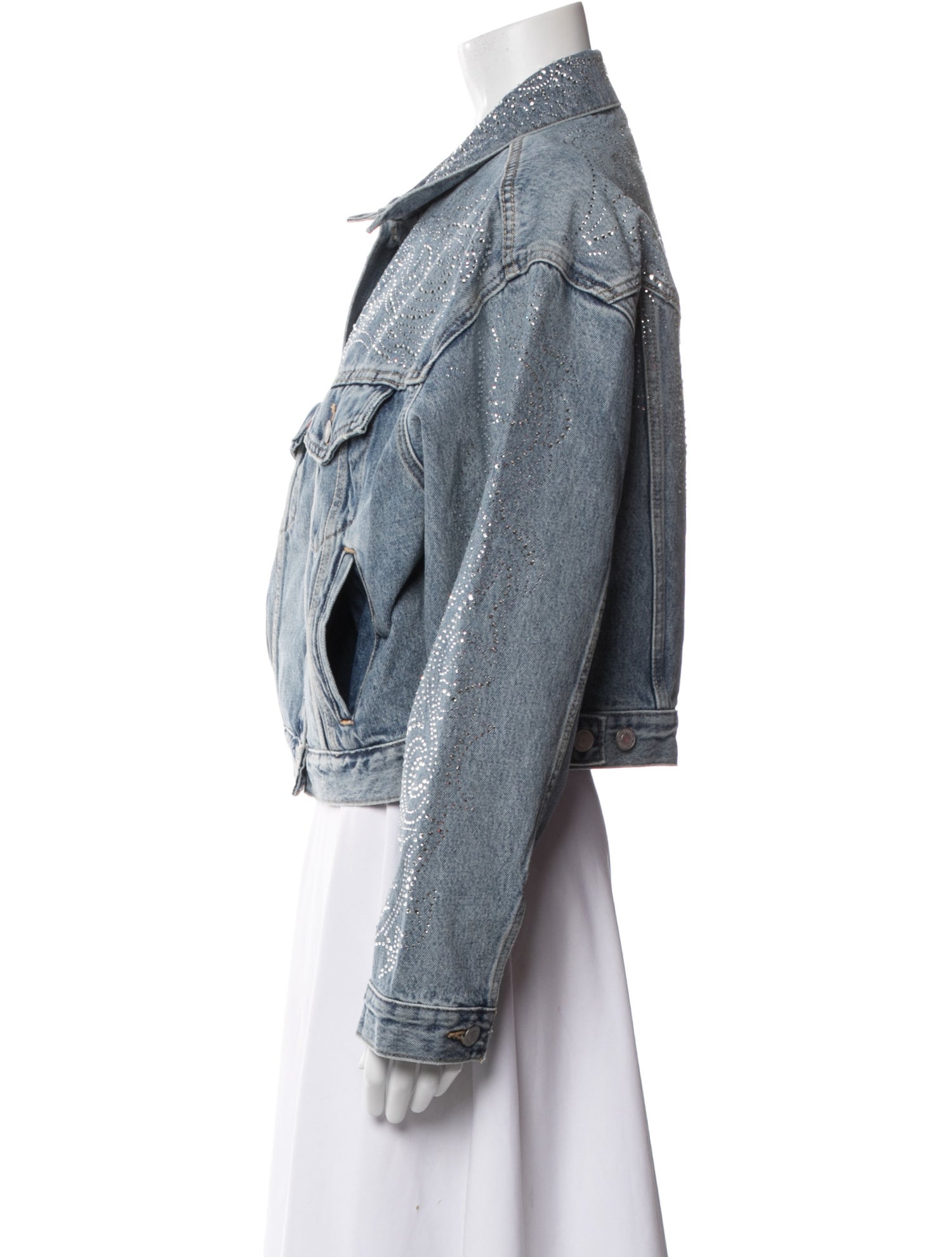 Beyonce x Levi's Graphic Print Denim Jacket