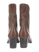 Bed Stu Leather Whipstitch Trim Western Boots