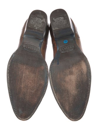 Bed Stu Leather Whipstitch Trim Western Boots