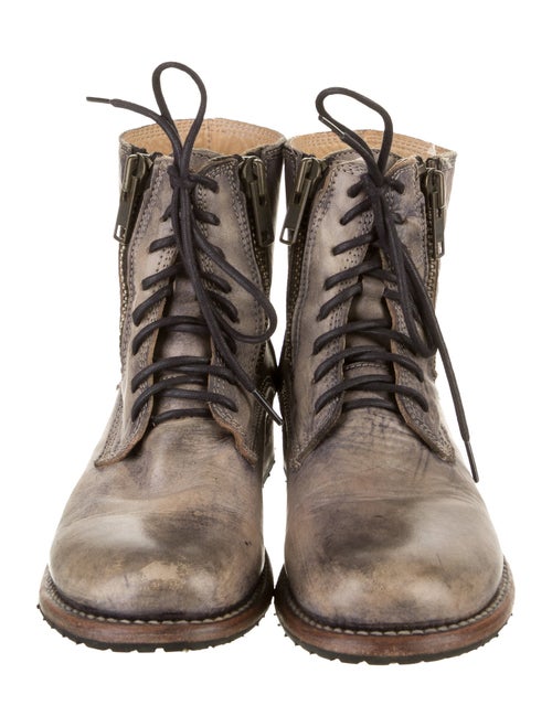 Bed Stu Leather Lace-Up Boots
