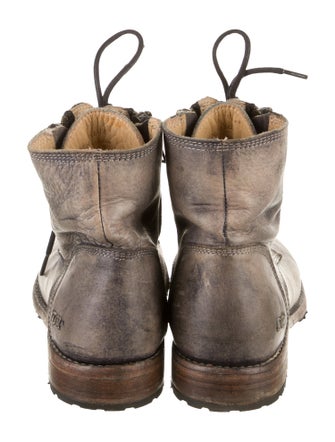 Bed Stu Leather Lace-Up Boots