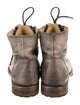 Bed Stu Leather Lace-Up Boots