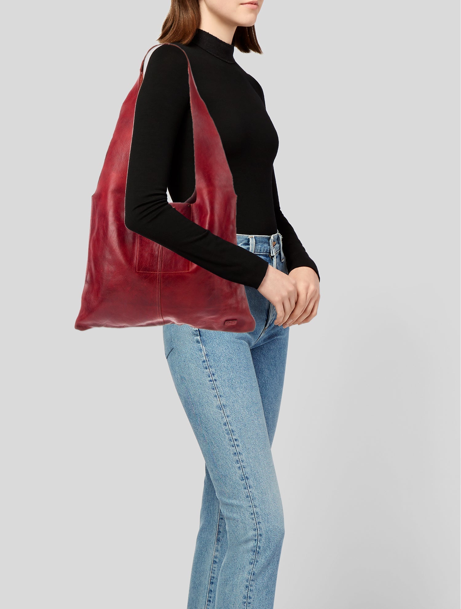 Bed Stu Leather Hobo