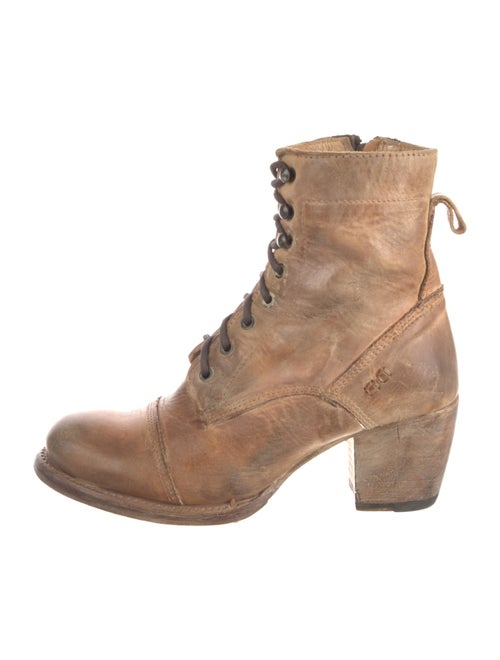 Bed Stu Leather Combat Boots