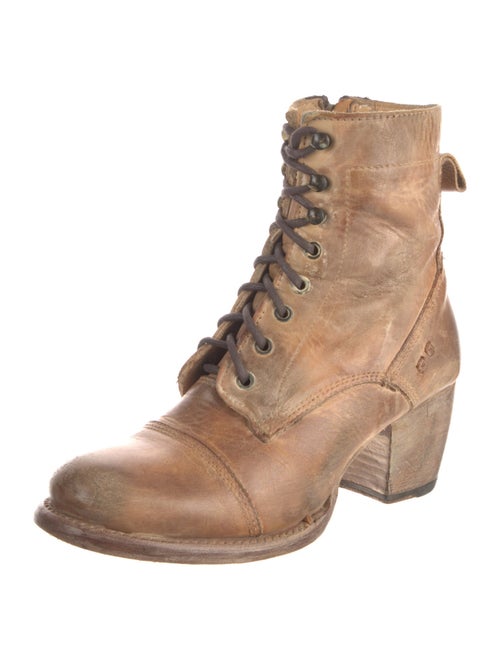 Bed Stu Leather Combat Boots