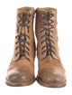Bed Stu Leather Combat Boots
