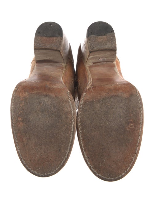 Bed Stu Leather Combat Boots