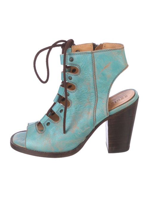 Bed Stu Leather Printed Gladiator Sandals