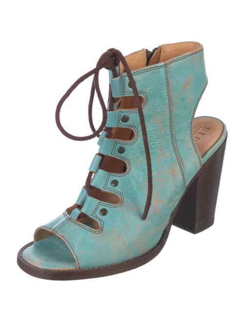 Bed Stu Leather Printed Gladiator Sandals