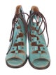 Bed Stu Leather Printed Gladiator Sandals