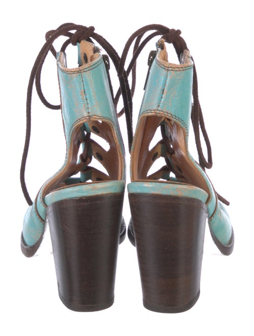 Bed Stu Leather Printed Gladiator Sandals