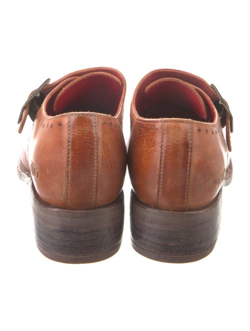 Bed Stu Leather Embroidered Accent Oxfords