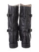 Bed Stu Leather Distressed Accents Moto Boots
