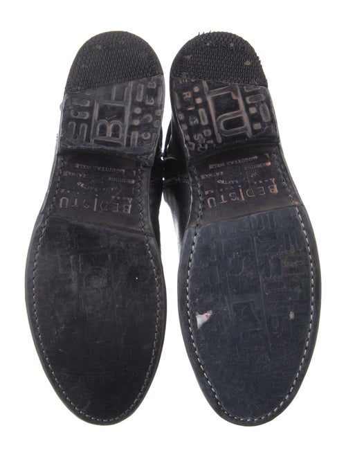 Bed Stu Leather Distressed Accents Moto Boots