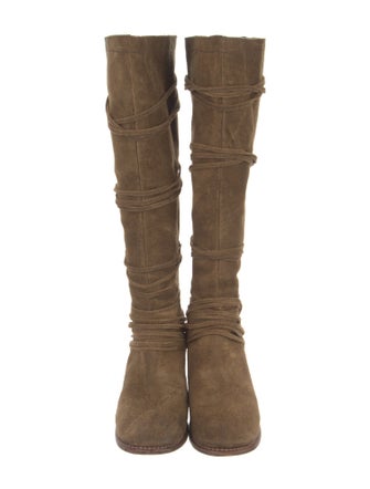 Bed Stu Suede Riding Boots