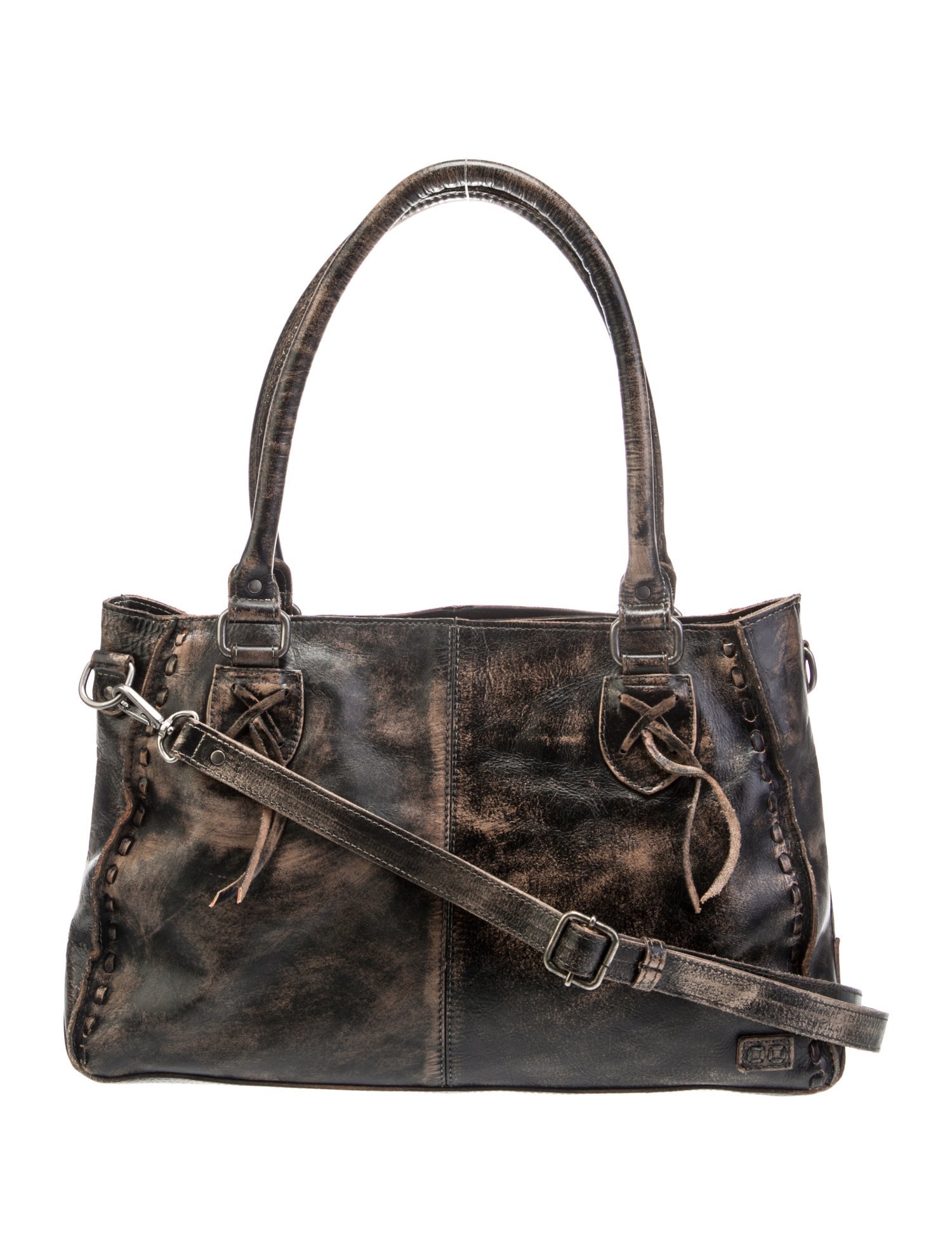 Bed Stu Leather Shoulder Bag