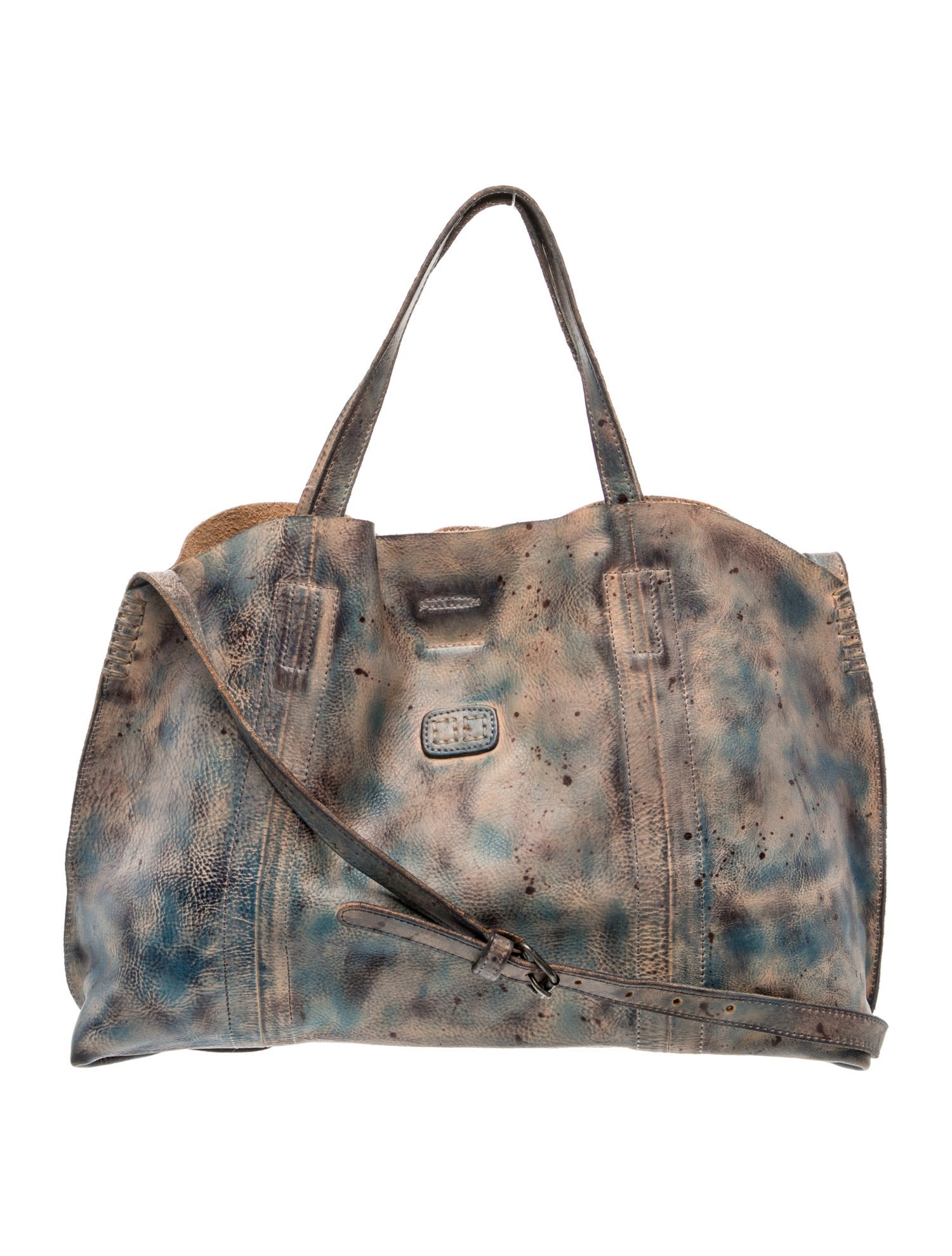 Bed Stu Leather Top Handle Bag