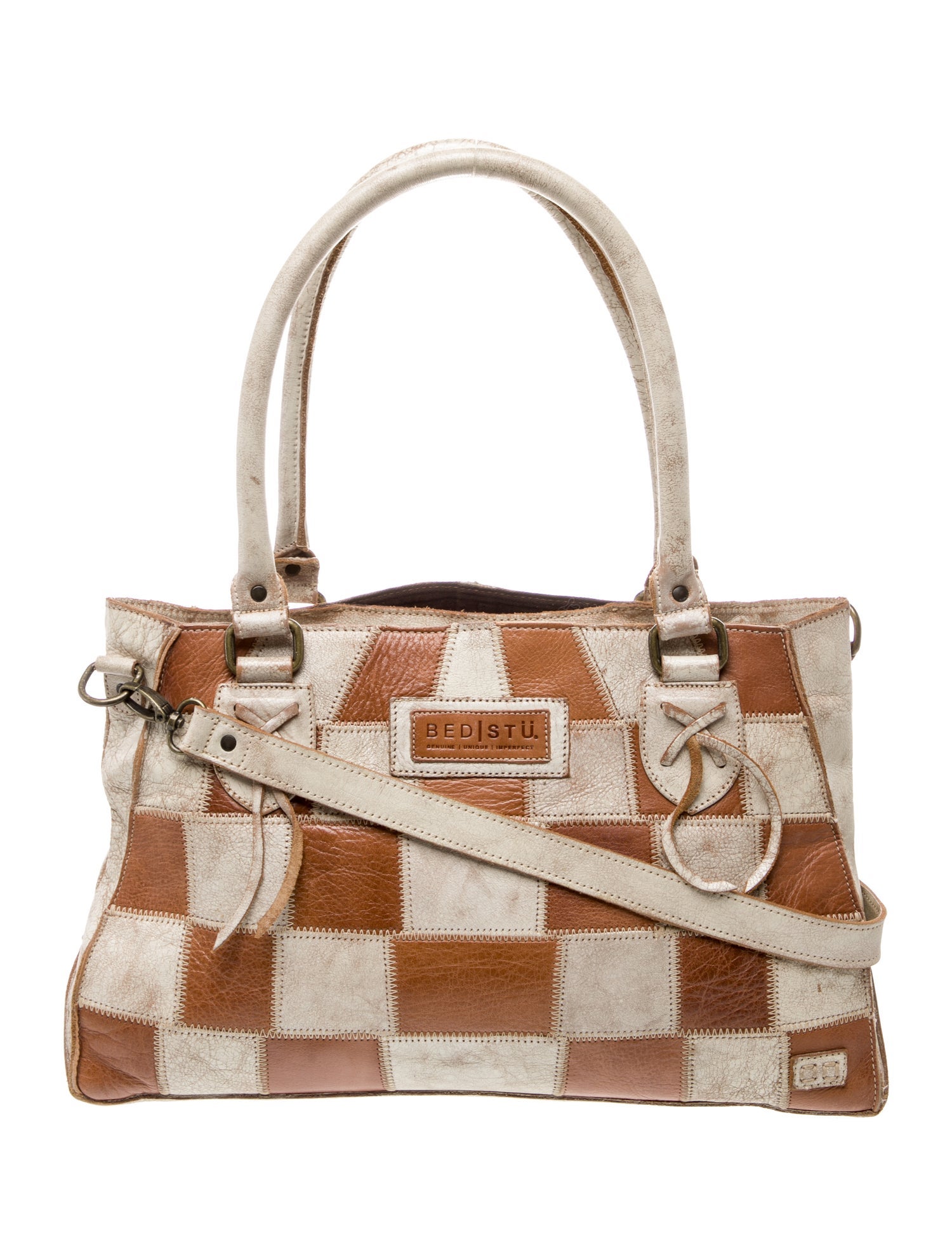 Bed Stu Leather Top Handle Bag