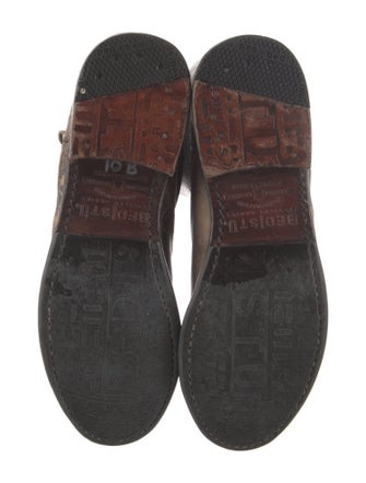 Bed Stu Leather Distressed Accents Riding Boots