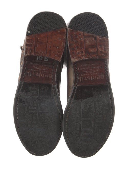 Bed Stu Leather Distressed Accents Riding Boots