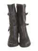 Bed Stu Leather Distressed Accents Moto Boots