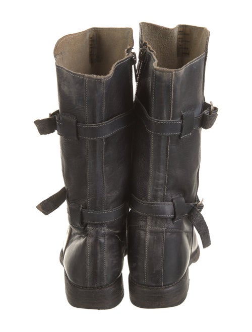 Bed Stu Leather Distressed Accents Moto Boots