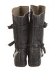 Bed Stu Leather Distressed Accents Moto Boots