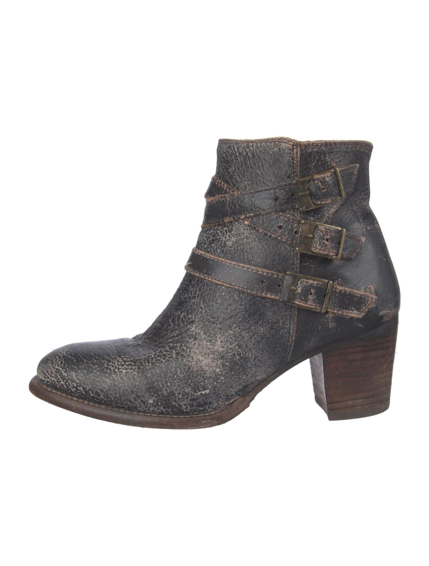 Bed Stu Leather Moto Boots