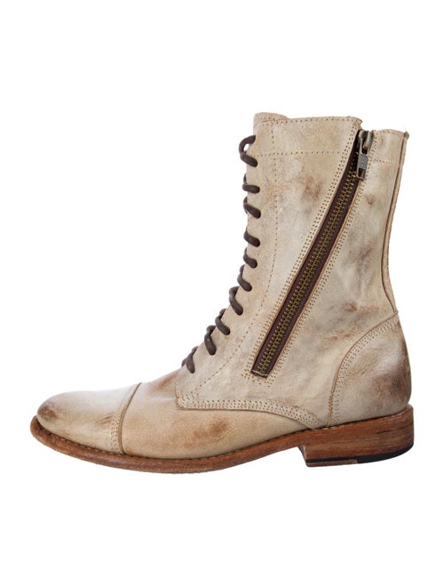 Bed Stu Leather Combat Boots