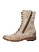 Bed Stu Leather Combat Boots