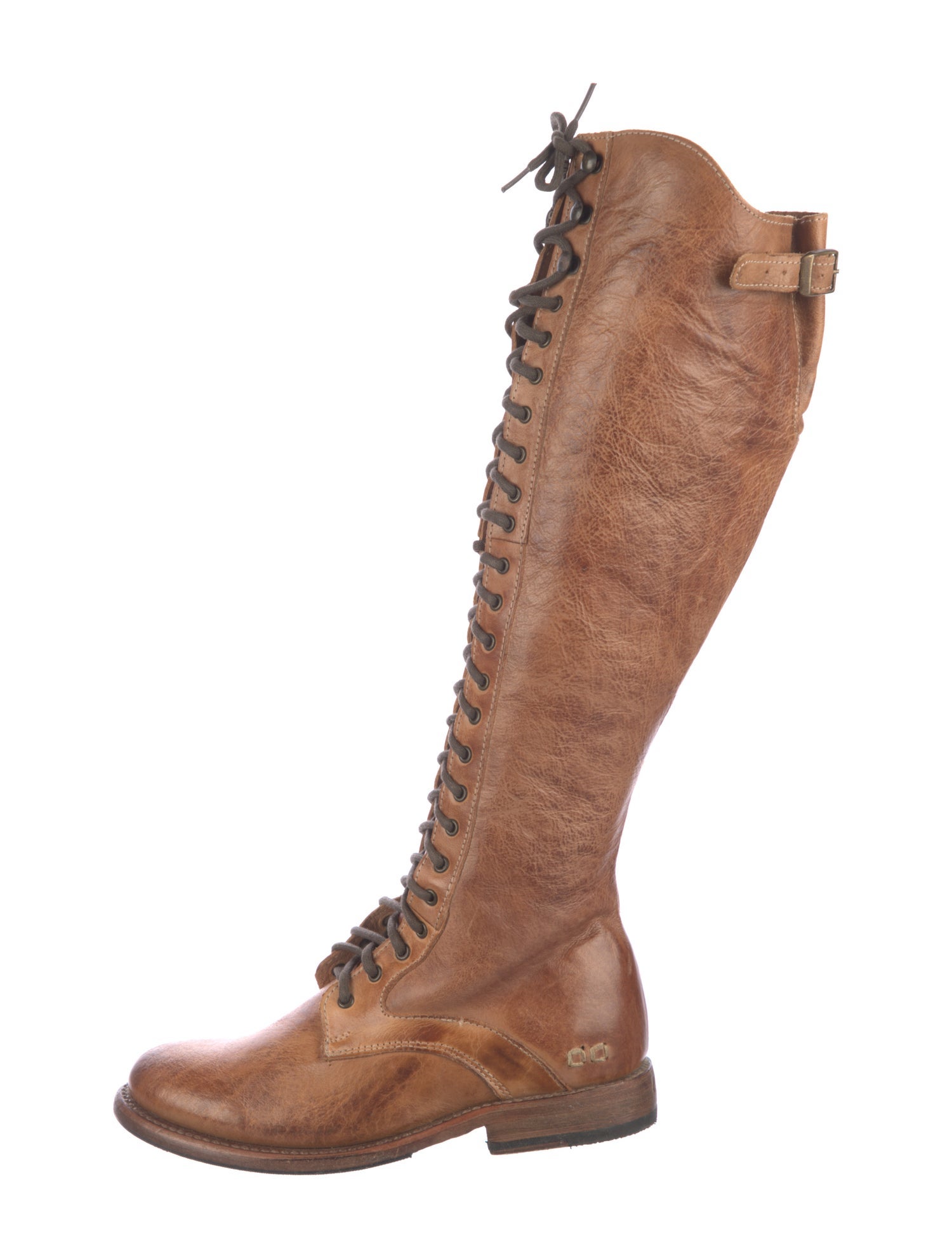 Bed Stu Leather Lace-Up Boots