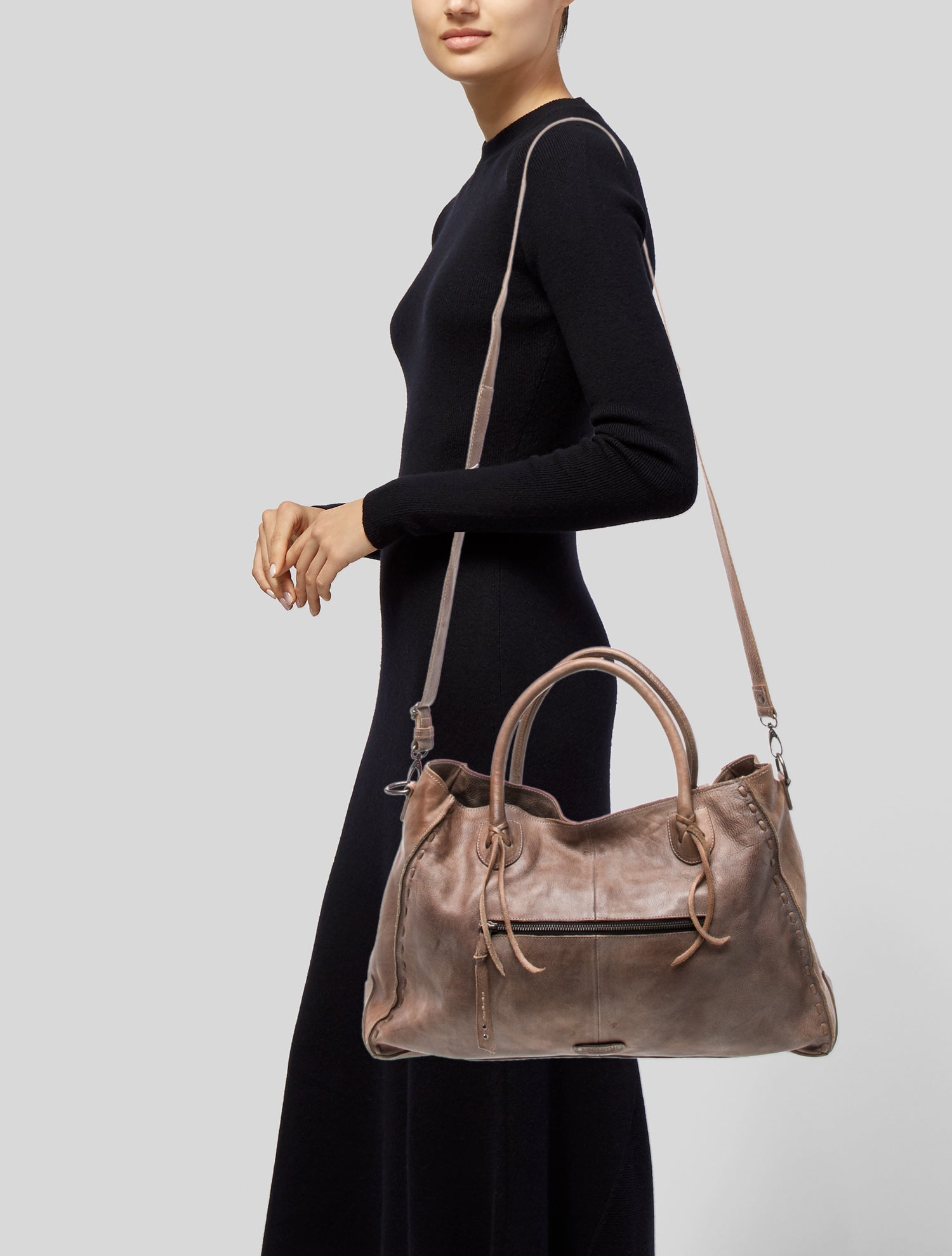 Bed Stu Leather Shoulder Bag