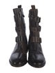 Bed Stu Leather Distressed Accents Combat Boots