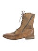 Bed Stu Leather Combat Boots