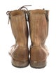 Bed Stu Leather Combat Boots