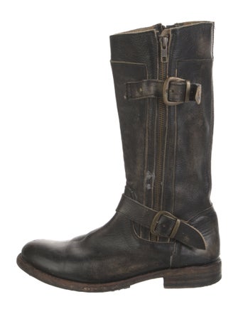 Bed Stu Leather Moto Boots