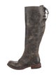 Bed Stu Leather Distressed Accents Riding Boots