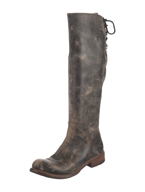 Bed Stu Leather Distressed Accents Riding Boots