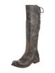 Bed Stu Leather Distressed Accents Riding Boots