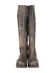 Bed Stu Leather Distressed Accents Riding Boots