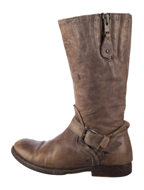 Bed Stu Leather Moto Boots